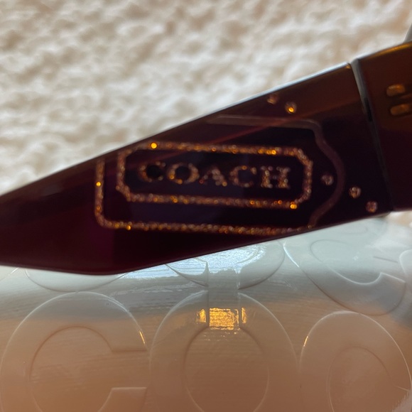 💕👀 VINTAGE AUTHENTIC Coach Sunglasses with Gold Stamp detailing. Beautiful!! - Picture 5 of 12